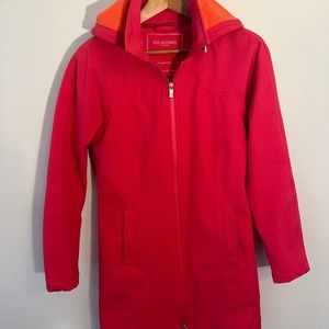 Ilse Jacobsen 3/4 Raincoat - Fuchsia Size 38